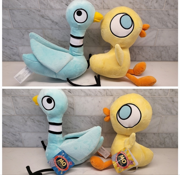 Mo Willems Elephant Piggie Pigeon Duckling Plush Set Kohls Cares BRAND NEW - Picture 5 of 7